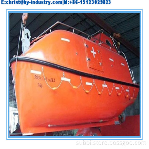 36 Persons Totally Enclosed Offshore Life Boats Davit